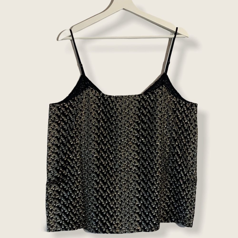 Equipment - Layla Cami - Silk/Lurex - Sz XL - Picture 4 of 10